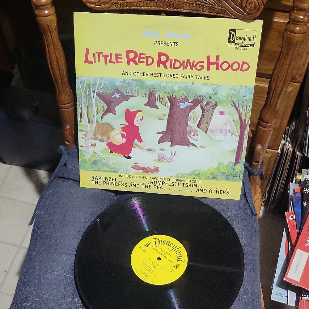 1969~Disneyland Little Red Riding Hood Vinyl Record